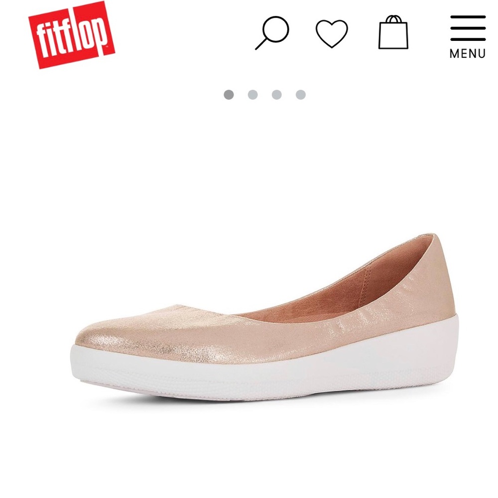 Fit flop super ballerina patent ballet flat